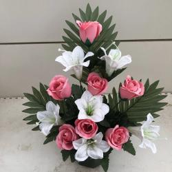 Coupe Artificielle Rose Lys 