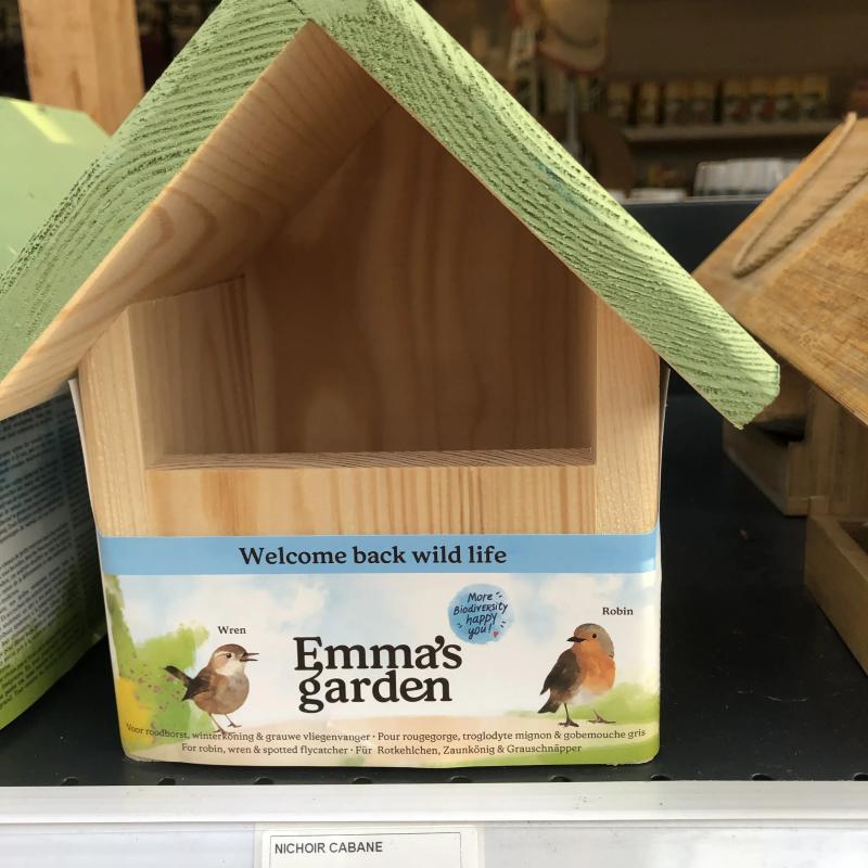Nichoir Cabane Oiseau de la nature 