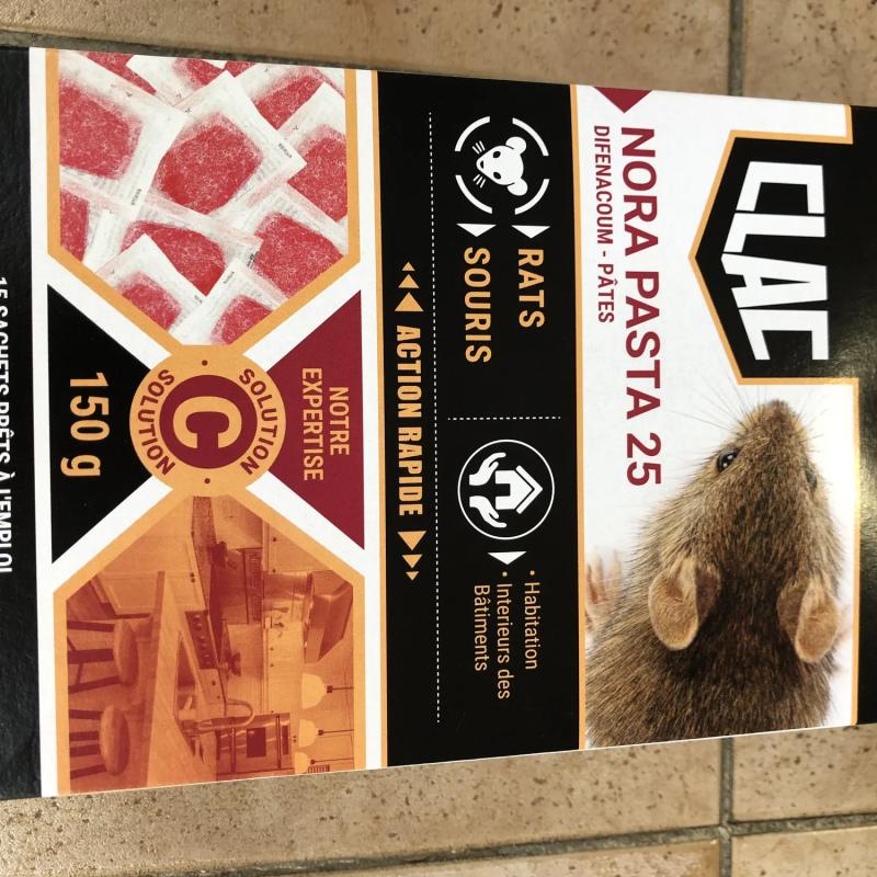 Raticide Souricide Pates Fraiche 150g