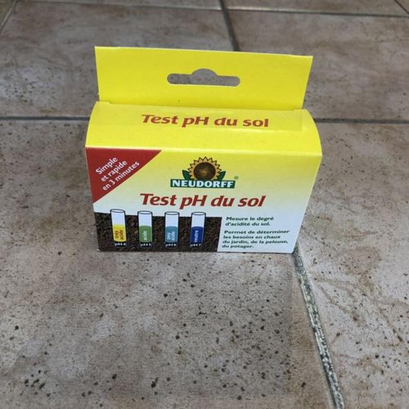 Test PH du sol 
