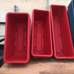 Jardiniere Inis Rouge 50cm 
