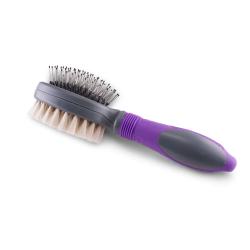 Brosse Biface Poil acier a chat chien 