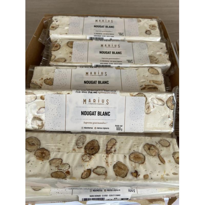 Nougat Blanc Reglette 100G