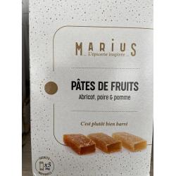 Pate de Fruits Pomme Poiure Abricot X5 125G