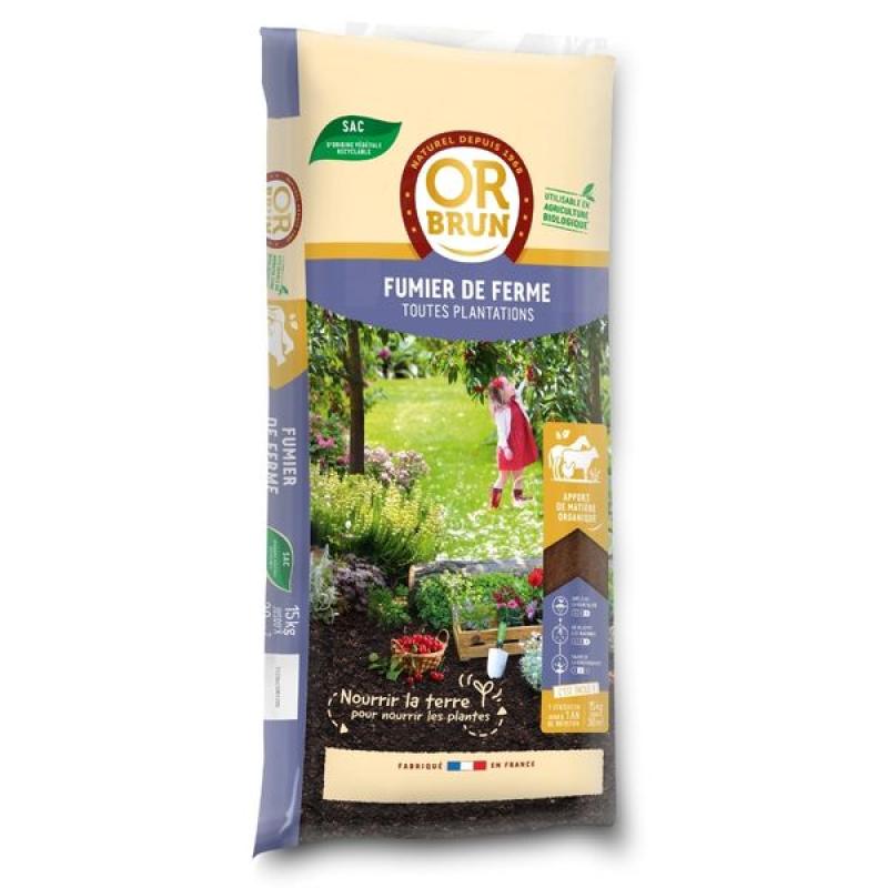 Fumier de Ferme sac 15Kg Fumier de Ferme sac 15Kg