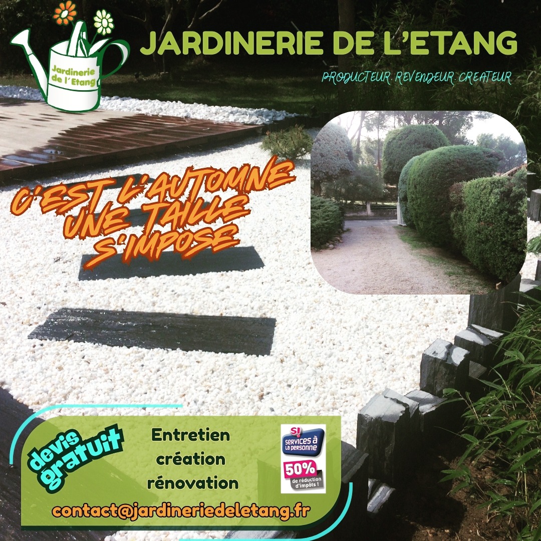 #producteur #revendeur #paysagiste #createur #entretienjardin #automne #devisgratuit #berreletang #lafarelesoliviers #rognac #saintchamas