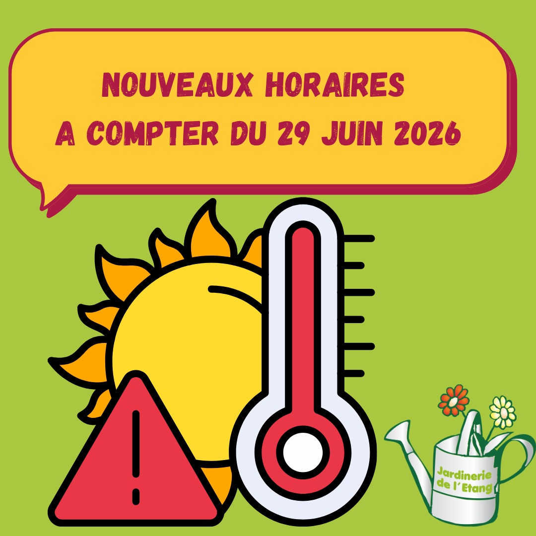 ☀️ Canicule estivale : priorité à la santé chez La Jardinerie de l’Étang 🌿

La canicule estivale et la structure du bâtiment ne permettant pas de tenir les après-midis sous des températures pouvant atteindre 42 °C font que, depuis des années, La Jardinerie de l’Étang priorise la santé de ses employées et de ses clients.

🌿 Retrouvez-nous donc à la fraîche, du lundi au samedi de 8 h à 12 h, pour assurer la pérennité de vos jardins cet été et préparer vos potagers de cet automne.

🔥 Besoin d’une séance de sauna ?
Vous êtes les bienvenus sur rendez-vous les après-midis… (c’est une blague !) 😄 

Mais effectivement pour ceux qui veulent tenter 1 ou 2 heures avec nous les après midi, vous comprendrez certainement les raisons qui nous poussent à limiter l'accès de la jardinerie au matin.

📍2300 route des Baisses, 13130 Berre-l’Étang
#Canicule #Jardinerie #Santé #BienÊtre #LaJardinerieDeLEtang #BerreLEtang #Été #Potager