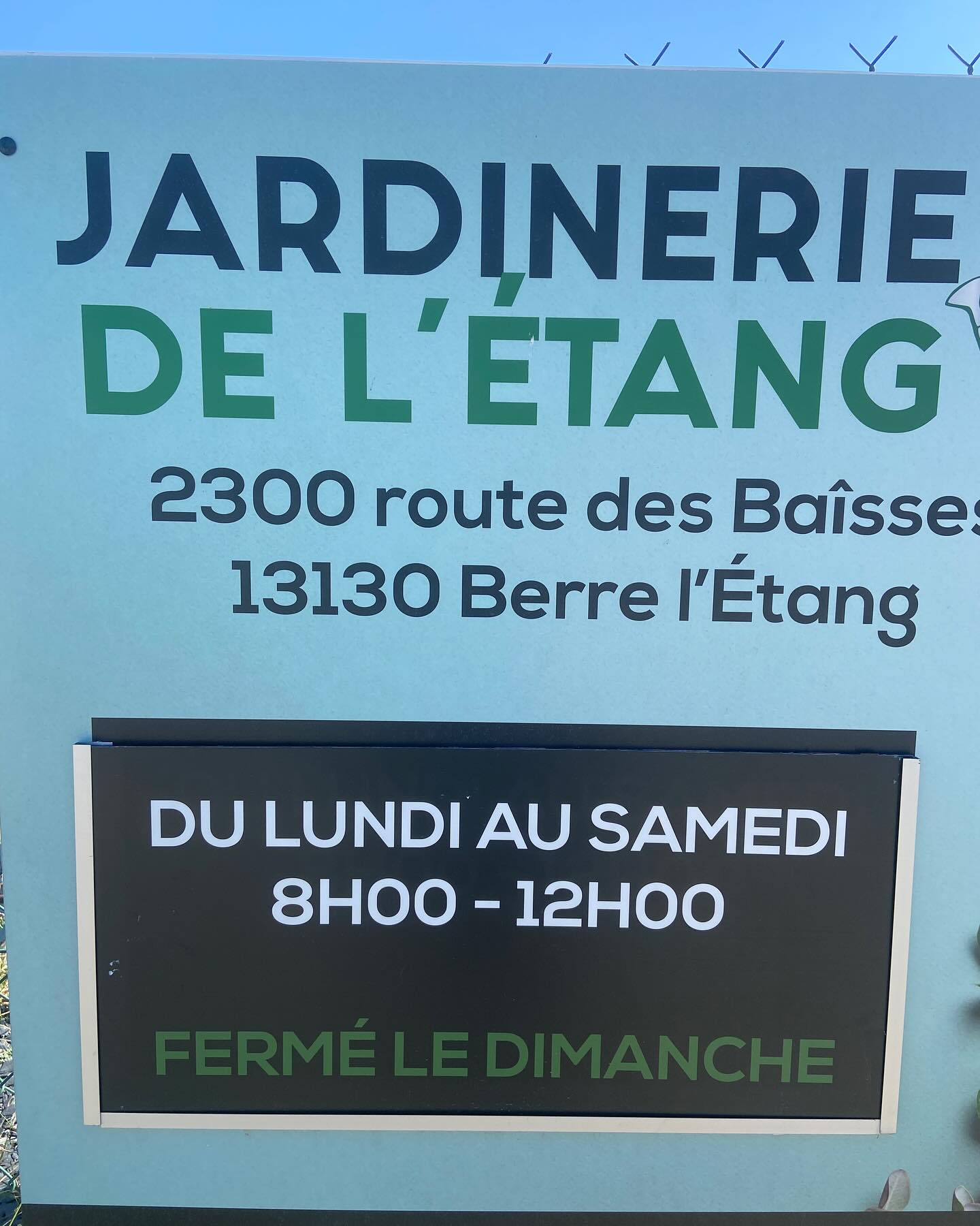 Rappel votre jardinerie n’est pas fermée cet été mais n’ouvre que le matin de 8h à 12h du lundi au samedi 😄😄

Quelques photos de nos rayons actuellement avec en ce moment à l’honneur le potager d’automne 🥬🥕🥦

Votre jardinerie c’est aussi mieux que Google !!
Besoin de faire entretenir, créer ou faire créer votre jardin. 
Besoin de conseils quand à la réalisation d’un aménagement végétal terrasse, balcon, jardin, intérieur.
Besoin de voir ce que vous aller acheter 3000 m2 de showroom 
Besoin simplement d’un expert pour votre jardin ????
Votre jardinerie vous accompagne dans toutes ses recherches en local et adaptées à chaque besoins grâce à son expérience. 

Une seule adresse 2300 route des baisses 13130 Berre l’étang 

#conseil #creation #jardin #paysagiste #jardineriedeletang #berreletang