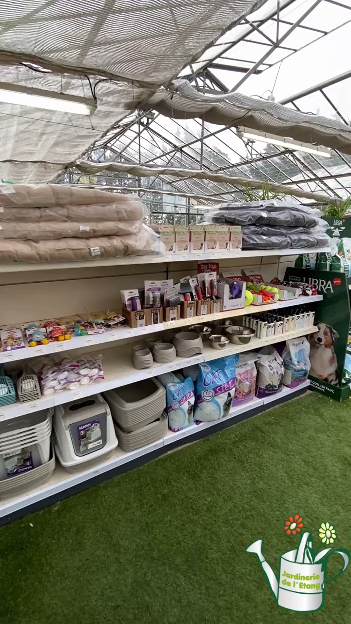 **🐾 Alimentation, accessoires et jouets pour vos animaux 🐾**

Retrouvez dans votre **🌿 Jardinerie de l’Étang 🌿** tout le nécessaire pour le bien-être de vos compagnons à quatre pattes et à plumes :

🐶 **Chiens et chats** : croquettes, pâtées, friandises, jouets, colliers, laisses, paniers et produits d’hygiène. 
🐹 **Rongeurs** : alimentation complète, foin, litière, cages, abreuvoirs et accessoires de jeu. 
🐦 **Oiseaux** : graines, boules de graisse, mangeoires, cages et perchoirs. 
🐔 **Basse-cour** : aliments pour poules, canards, lapins, ainsi que des abreuvoirs, pondoirs et compléments naturels. 

🍪 Des **snacks et friandises** sont aussi disponibles pour récompenser vos animaux tout en prenant soin de leur santé. 

🌸 Venez découvrir notre rayon animalerie à la **Jardinerie de l’Étang**, à Berre-l’Étang — couleurs, bonne humeur et conseils vous y attendent ! 🌼 

#JardinerieDeLEtang #BerreLEtang #Animalerie #ChiensEtChats #Rongeurs #Oiseaux #BasseCour #SnacksAnimaux #AccessoiresAnimaux #JardinDeLEtang #AnimauxHeureux #VieDeJardin